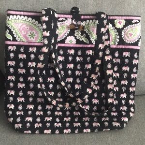 Vera Bradley small elephant tote bag